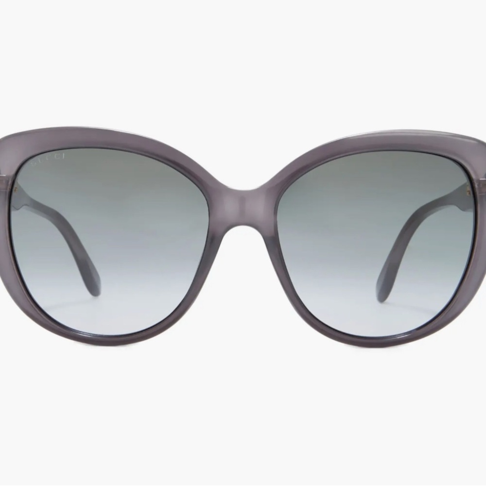 Authentic Gucci Grey Cat Eye Sunglasses